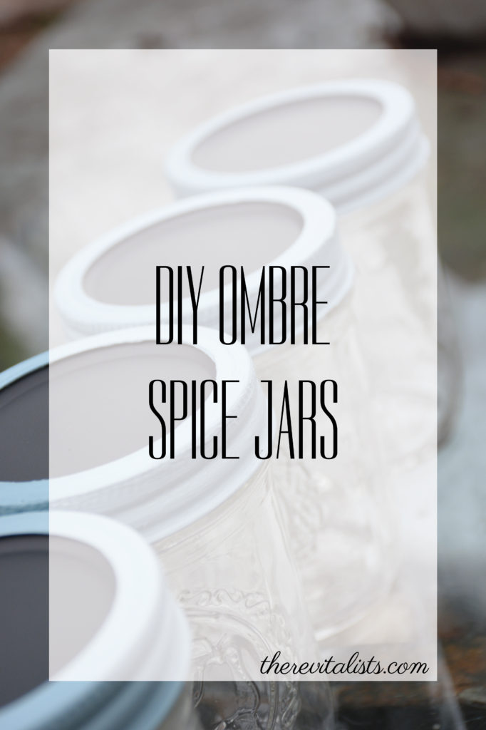 DIY Ombre Spice Jars